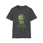 I’m Just Here to Stare Alien T-Shirt