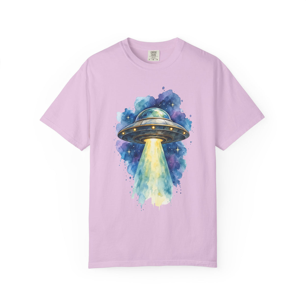 UFO Watercolor T-Shirt