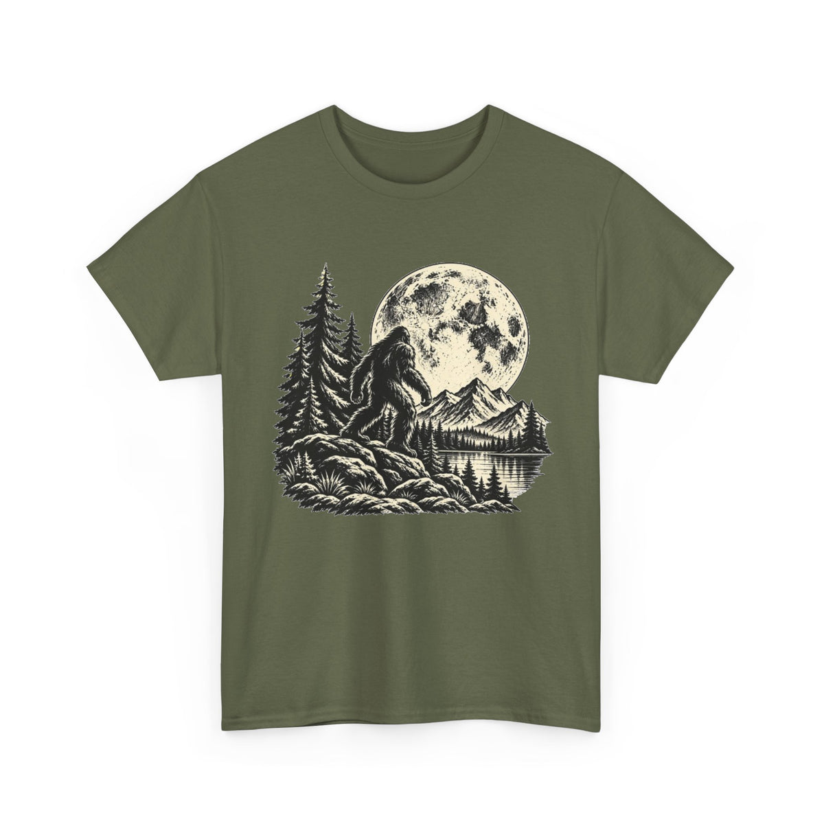 Moonlit Forest Mountain T-Shirt