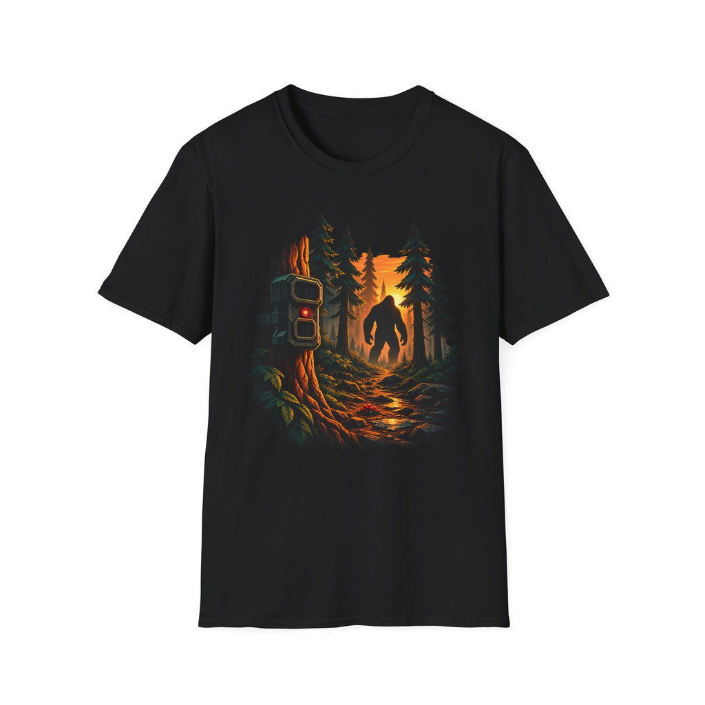 Bigfoot Trail Cam At Dusk T-Shirt