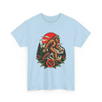 Bigfoot Forest Sunset T-Shirt — Sasquatch Vintage Graphic Tee