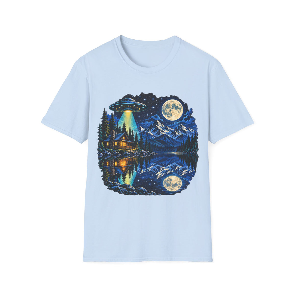 UFO Cabin Nightscape T-Shirt