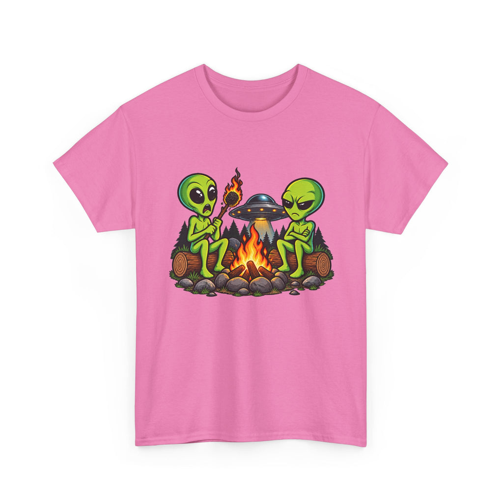 Alien Campfire Graphic T-Shirt
