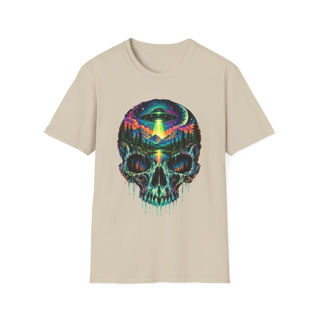 Psychedelic Skull UFO T-Shirt