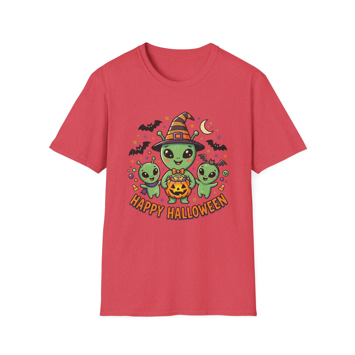 Happy Halloween Alien Pumpkin T-Shirt