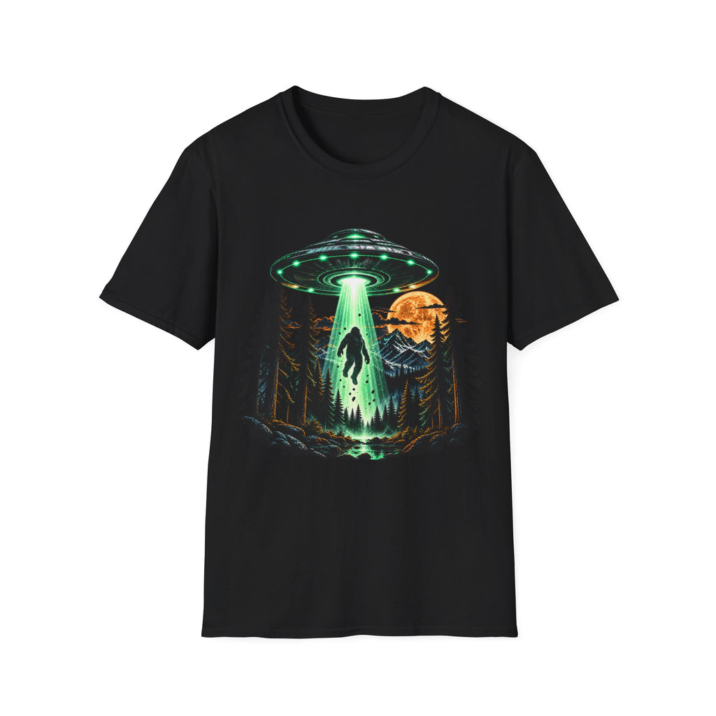 Bigfoot Abduction UFO T-Shirt