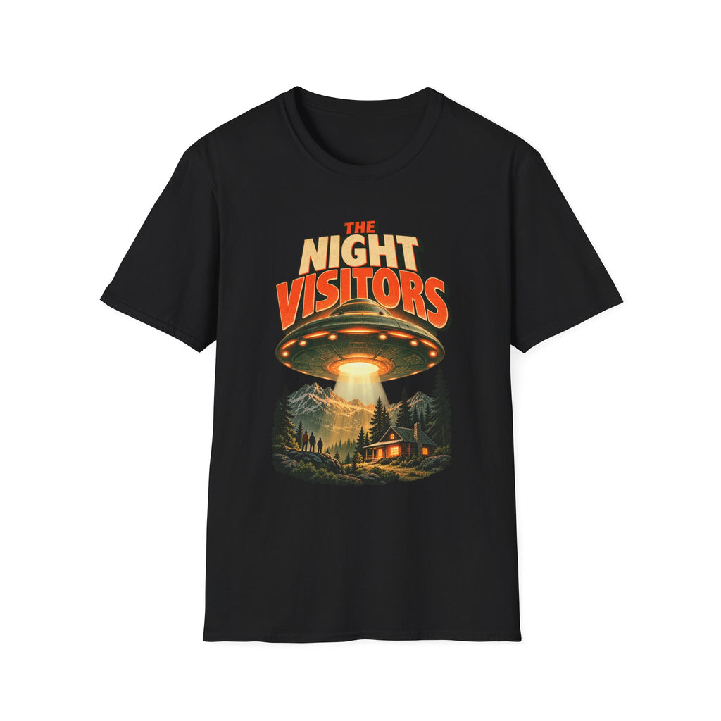 Night Visitors UFO Abduction Camping T-Shirt