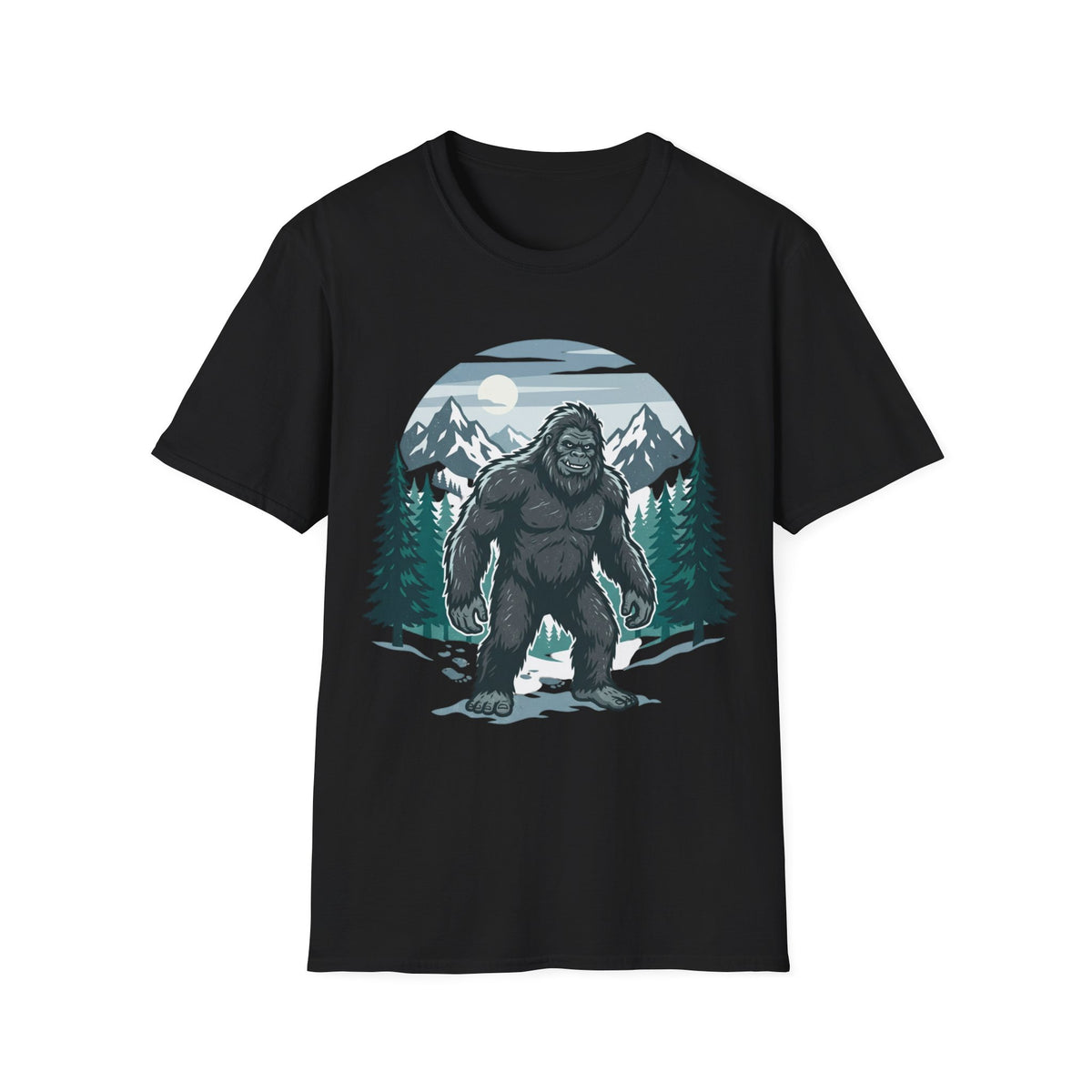 Bigfoot Forest Tee — Sasquatch Mountain Adventure T-Shirt