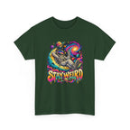 Stay Weird Astronaut Tee — Psychedelic Space Graphic T-Shirt