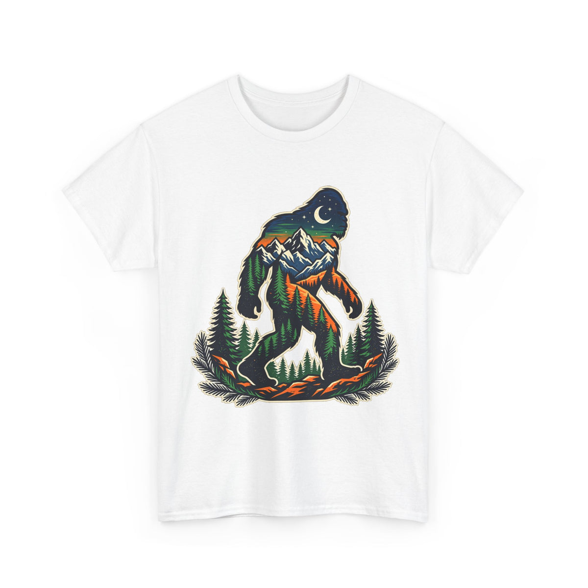Bigfoot Mountain Scene T-Shirt