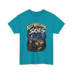 Keep Watching the Skies T-Shirt | Stargazing UFO Illustration