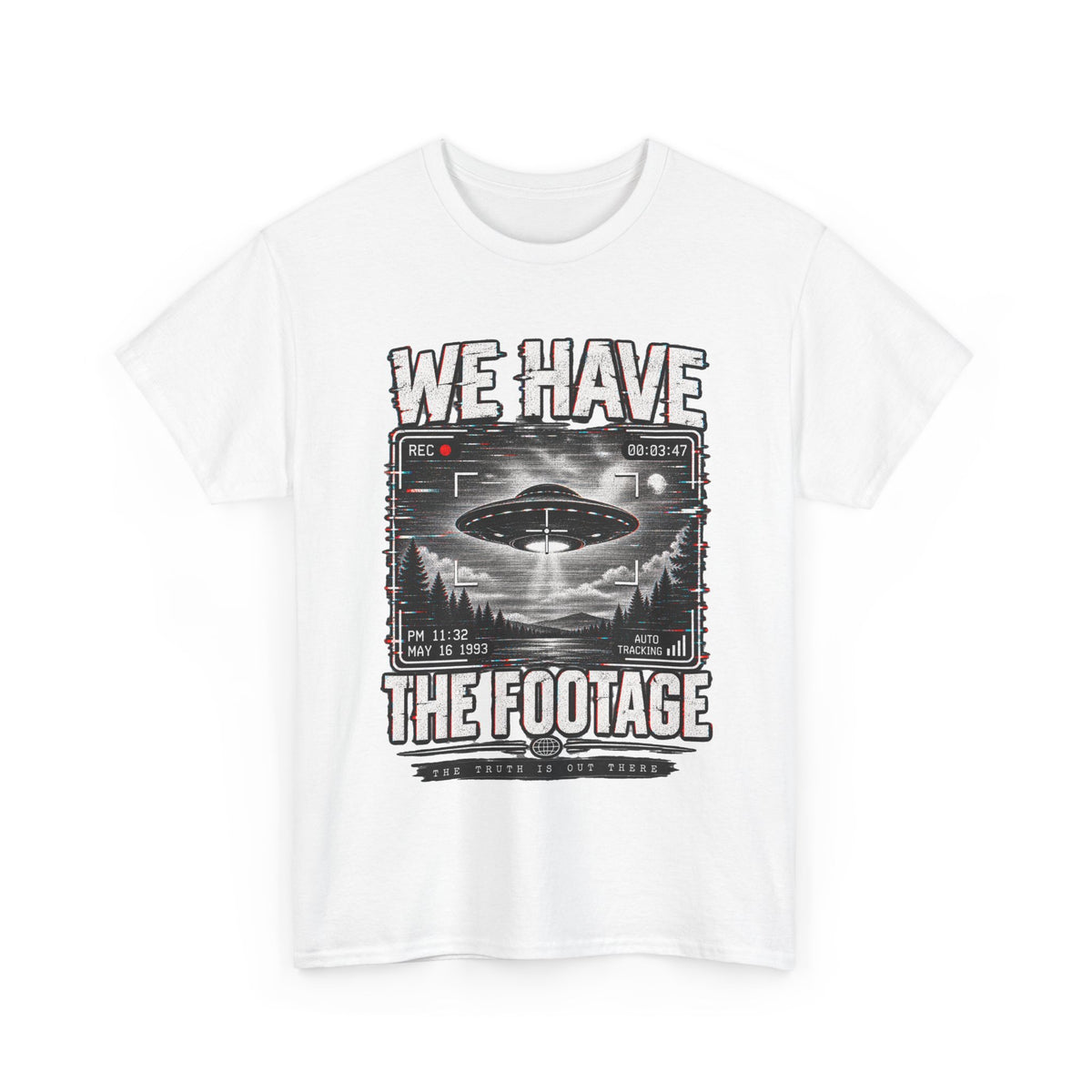We Have The Footage UFO Tee | Vintage UFO Abduction Footage Shirt