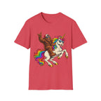 Bigfoot Riding Unicorn T-Shirt