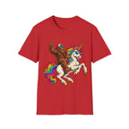 Bigfoot Riding Unicorn T-Shirt