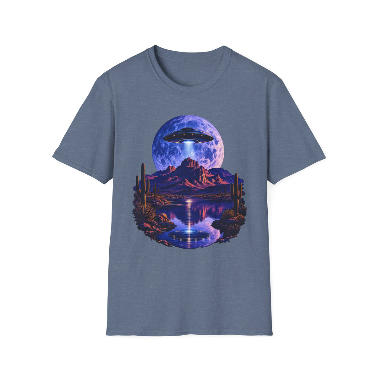 UFO Desert Night T-Shirt