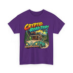 Cryptid Road Trip T-Shirt – Vintage Bigfoot Camper Adventure Tee