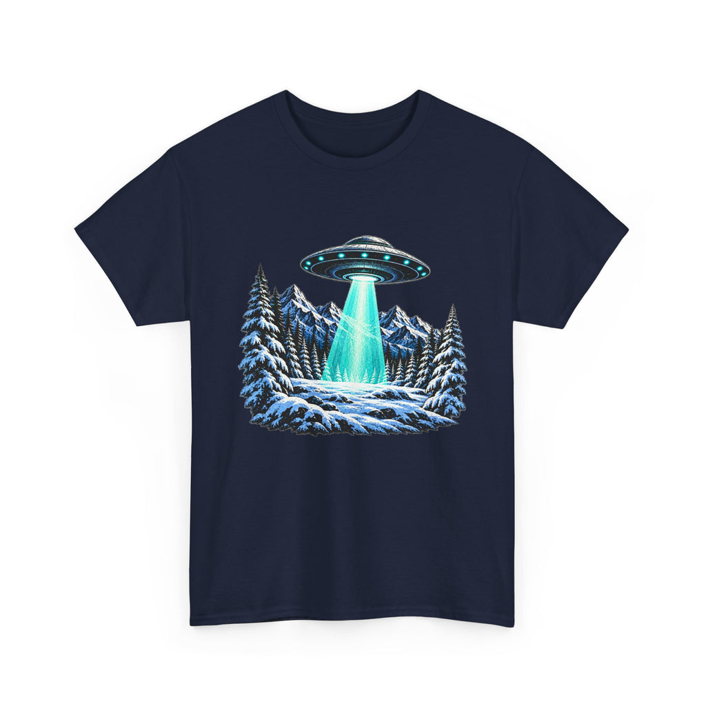 UFO Mountain Abduction Graphic Tee