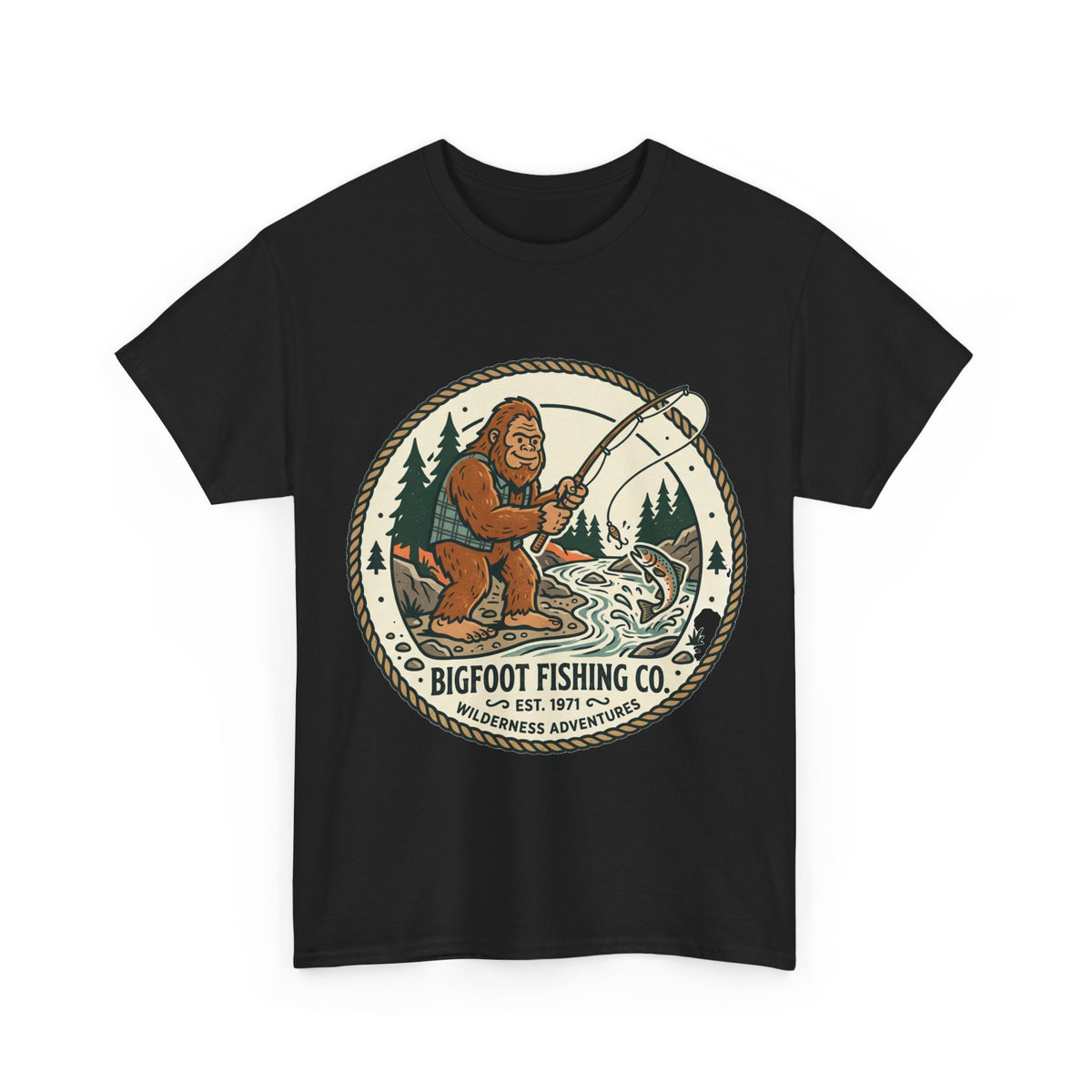 Bigfoot Fishing Co Logo Tee
