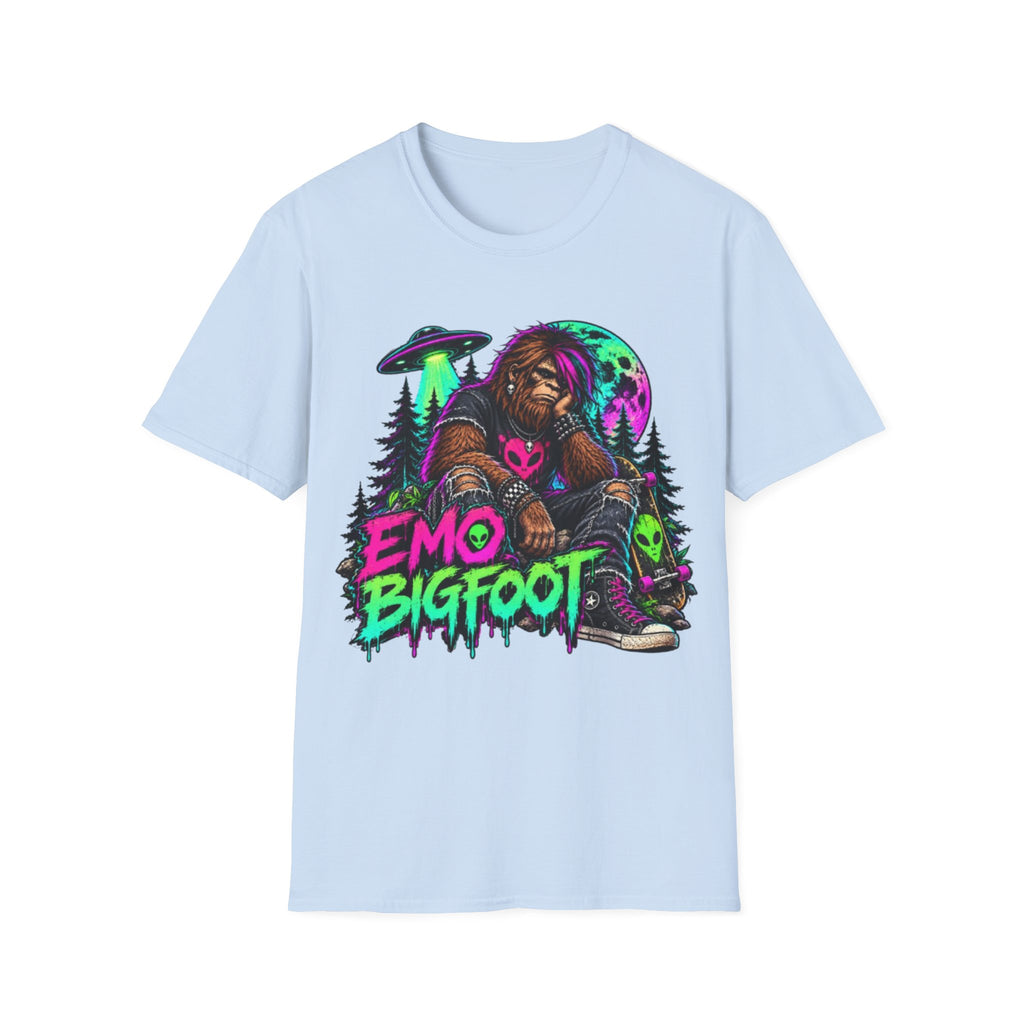 Emo Bigfoot Graphic T-Shirt