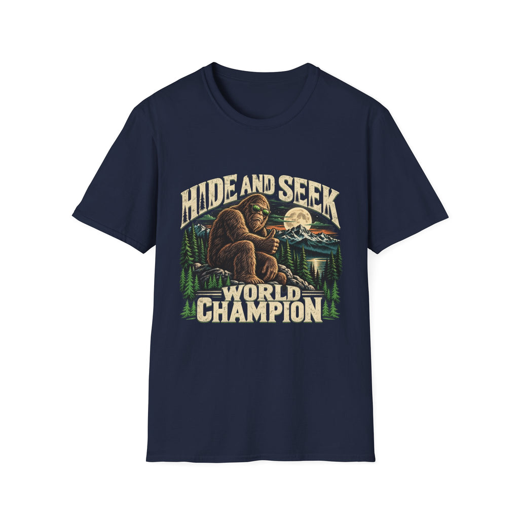 Hide and Seek World Champion Bigfoot Graphic T-Shirt