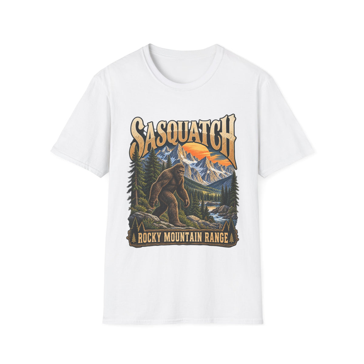 Sasquatch Rocky Mountain Range T-Shirt