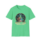 Bigfoot and Alien Sharing a Taco Graphic T-Shirt