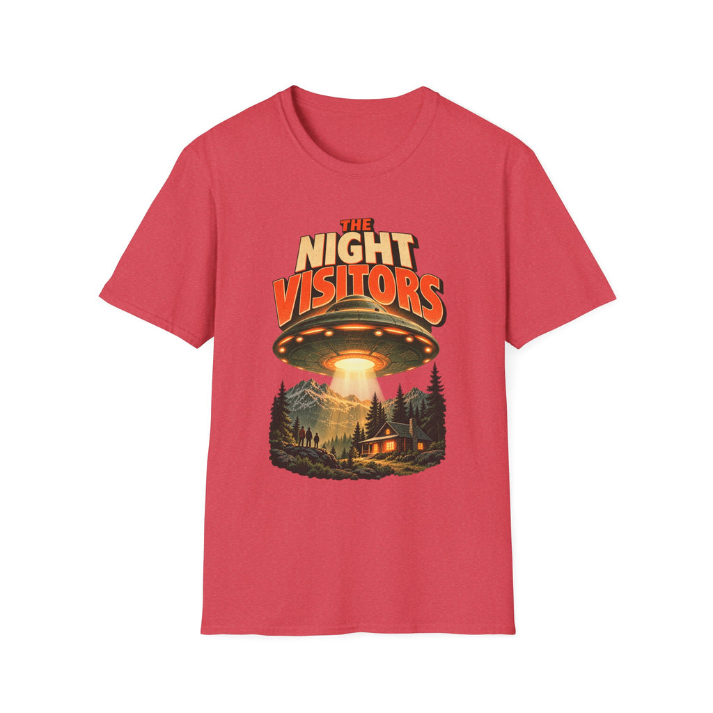 Night Visitors UFO Abduction Camping T-Shirt