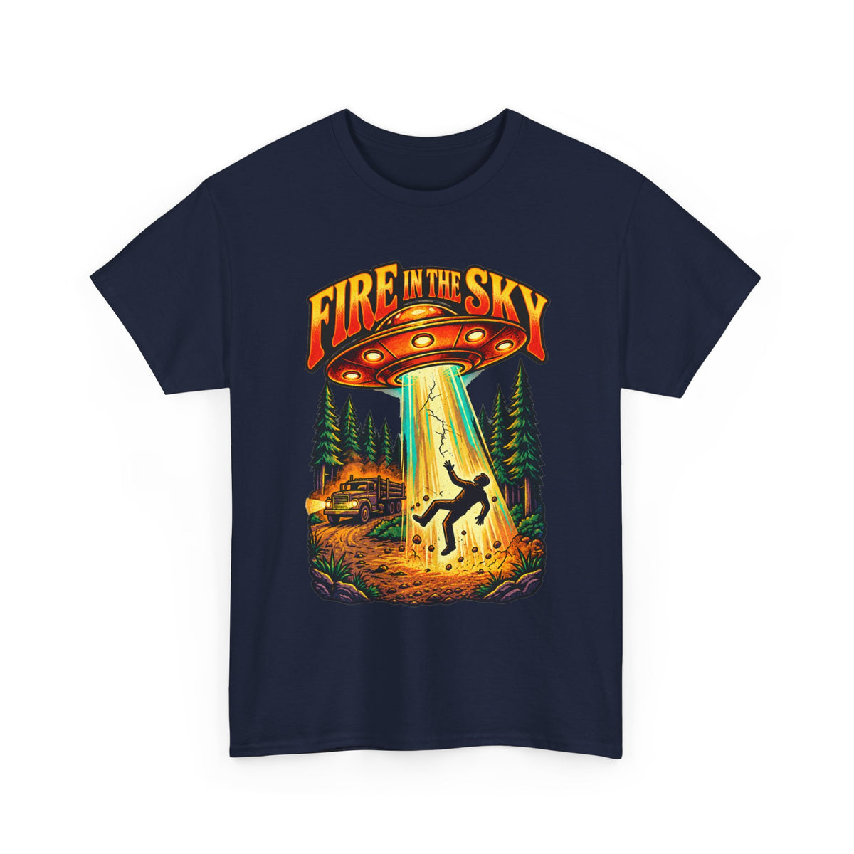 Fire in the Sky UFO Abduction Tee