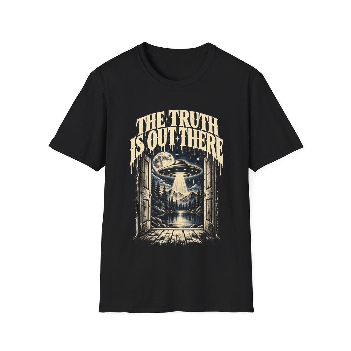 The Truth Is Out There T-Shirt — Retro UFO Alien Abduction Tee