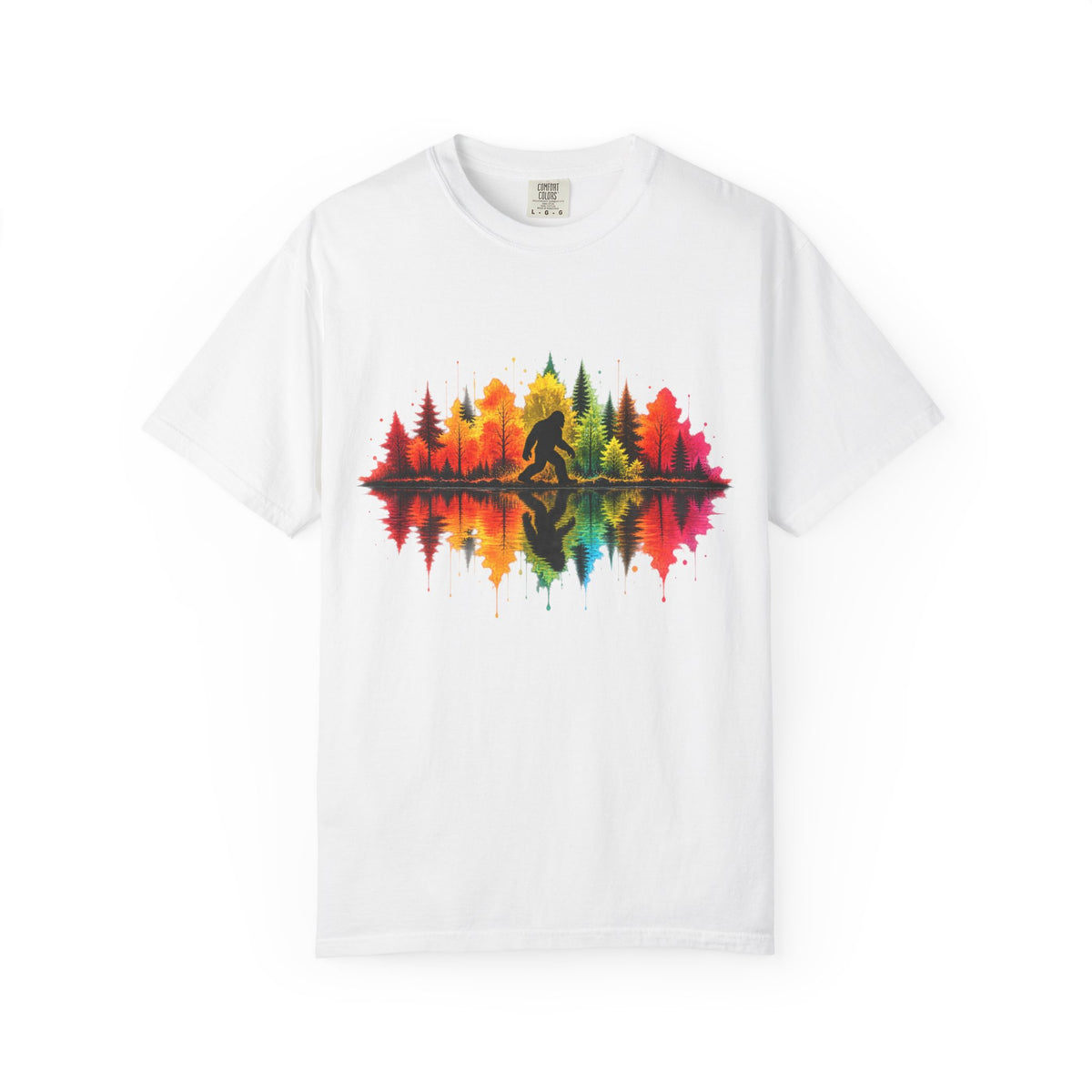 Bigfoot Forest Reflection T-Shirt