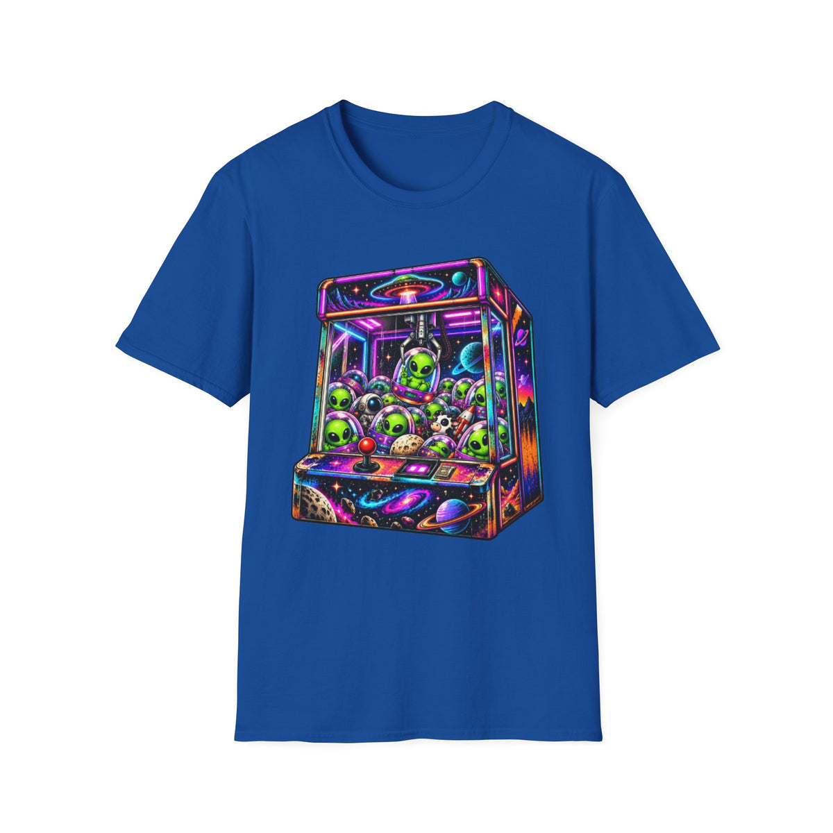 Neon Alien Claw Machine T-Shirt