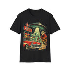 Retro Alien UFO Motel Graphic T-Shirt