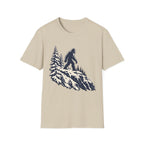 Bigfoot Mountain T-Shirt — Sasquatch Hiking Graphic Tee