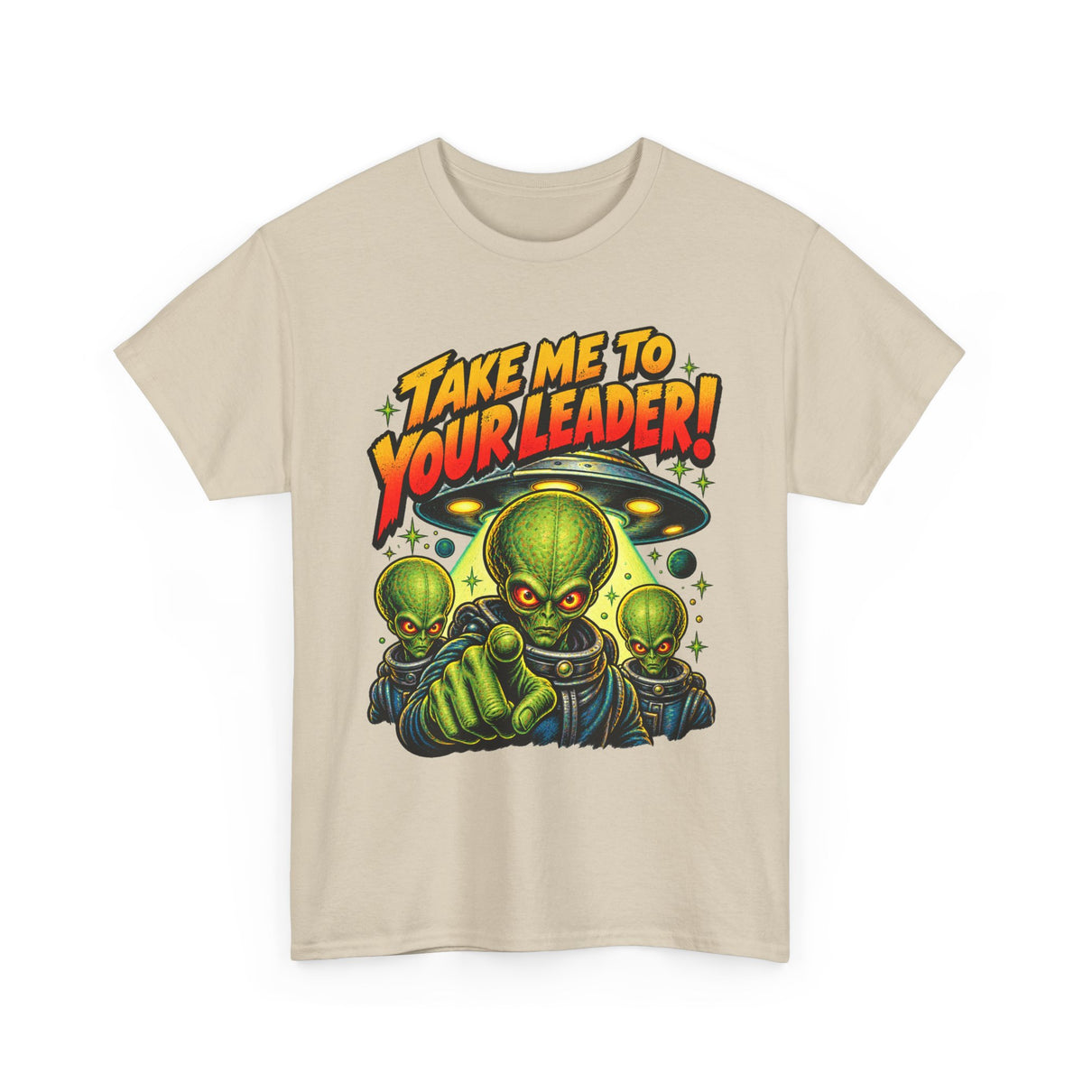 Take Me to Your Leader Alien Graphic T-Shirt