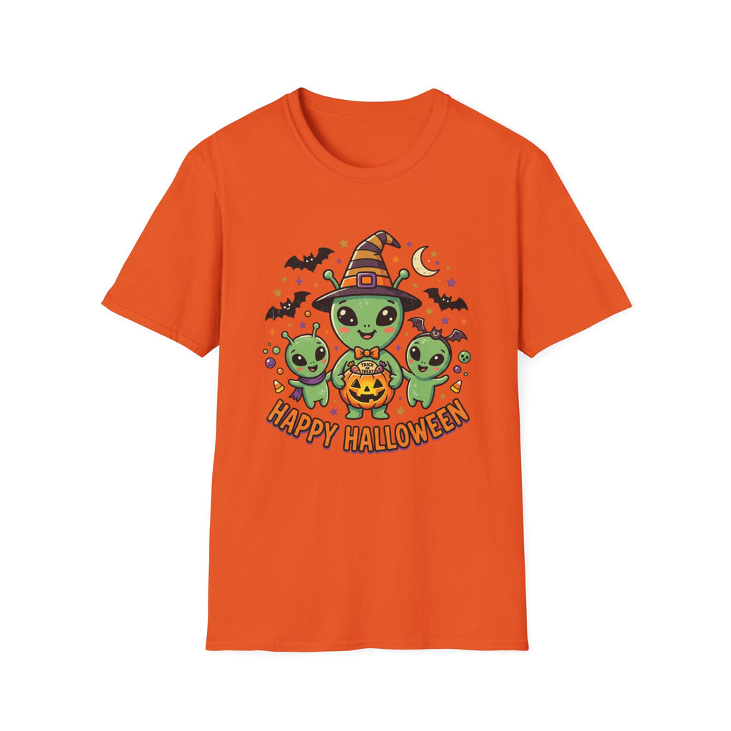 Happy Halloween Alien Pumpkin T-Shirt
