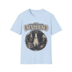 T-Shirt — "The Unexplained" UFO & Cryptid Mystery Graphic