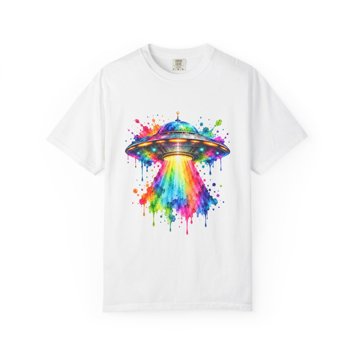UFO Rainbow Beam T-Shirt