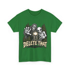 Delete That Graphic Tee | Creepy Alien & Skull Illustration