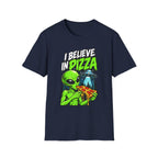 I Believe in Pizza Alien T-Shirt