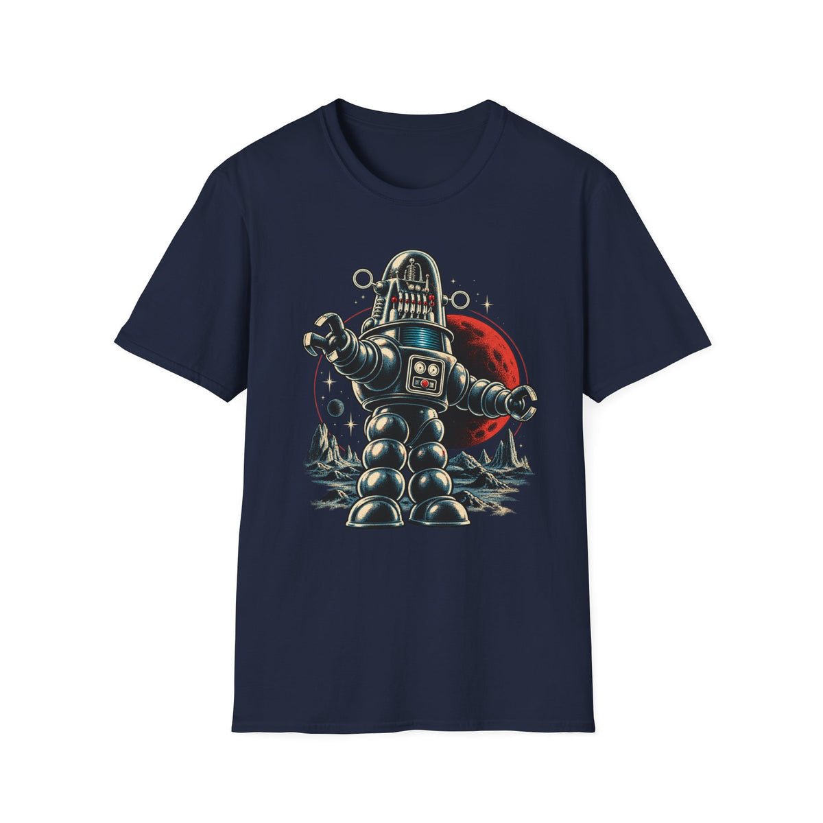 Retro Space Robot T-Shirt