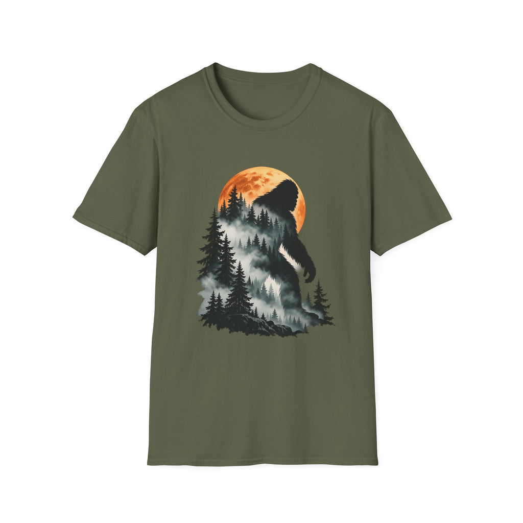 Mountain Bear Sunset Nature Graphic T-Shirt