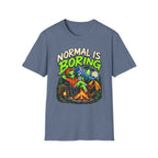 Normal Is Boring Alien Camping T-Shirt