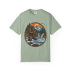 Bigfoot Fishing Graphic T-Shirt