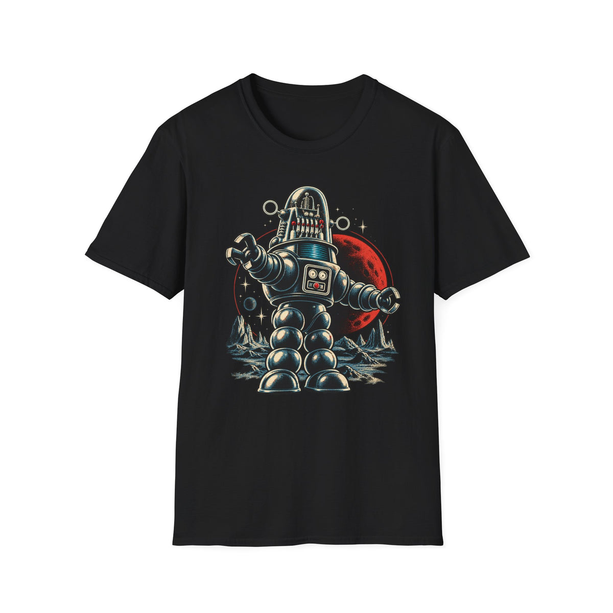 Retro Space Robot T-Shirt