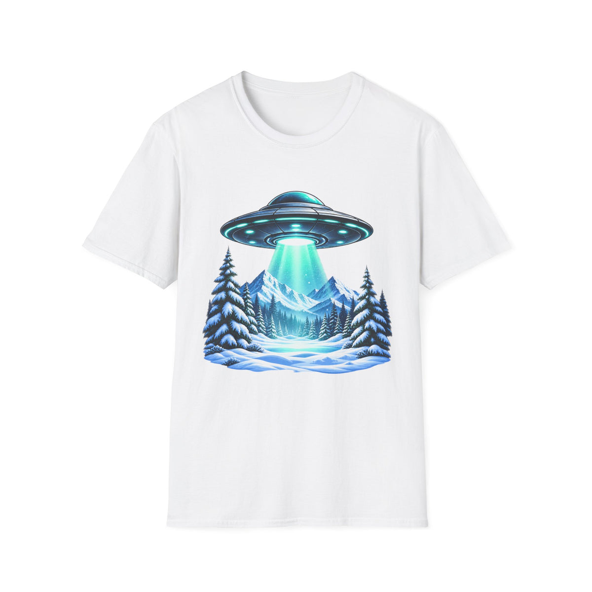 UFO  Winter Forest T-Shirt