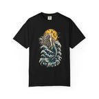 Mermaid Moon T-Shirt — Vintage Wave Mermaid Graphic Tee