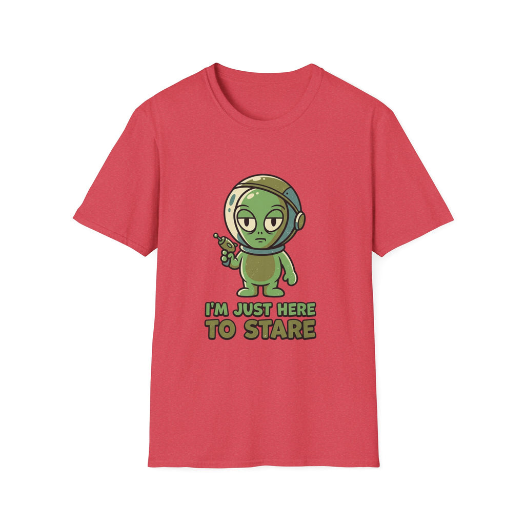 I’m Just Here to Stare Alien T-Shirt