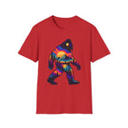 Colorful Sasquatch Bigfoot T-Shirt