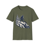 Bigfoot Mountain T-Shirt — Sasquatch Hiking Graphic Tee