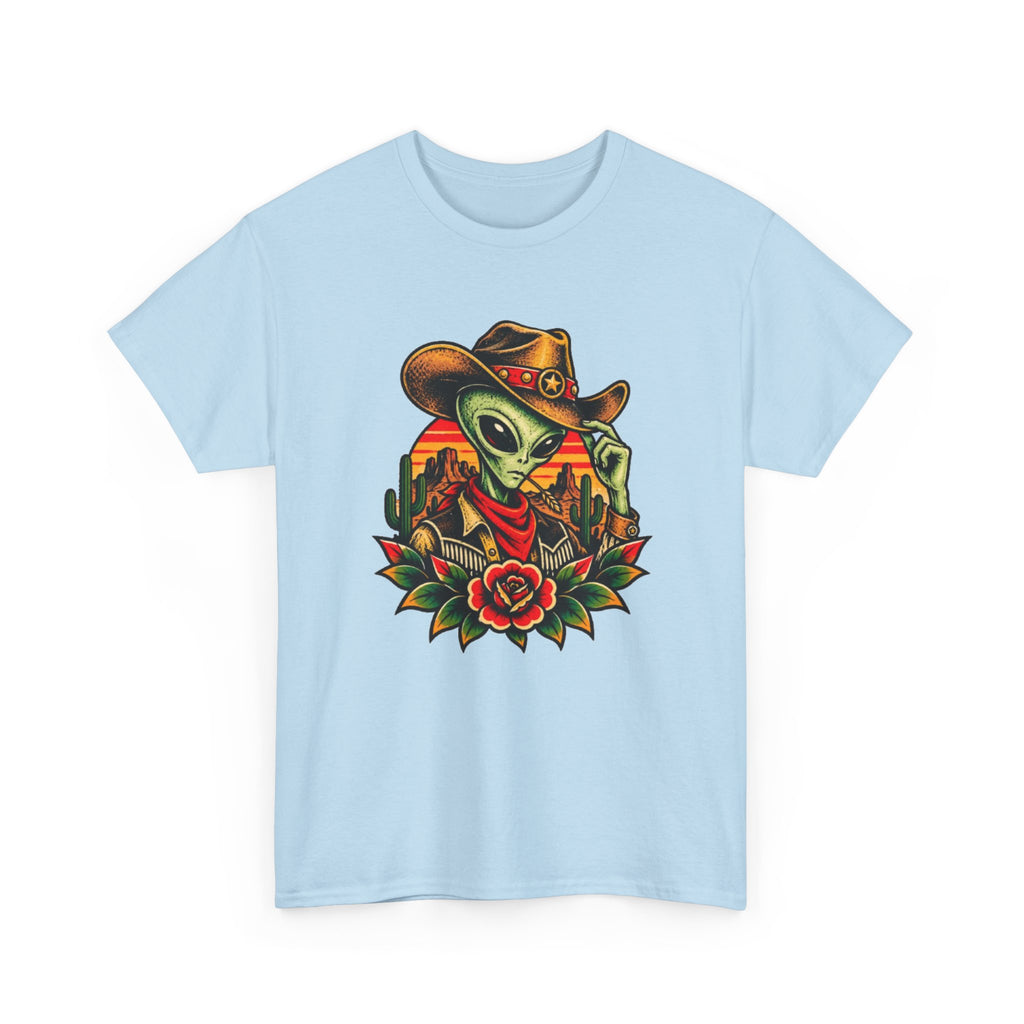 Cowboy Alien T-Shirt — Western Desert Alien Graphic Tee